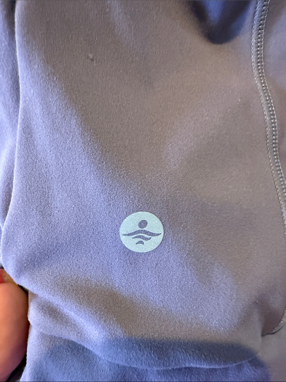 HalaraWomen’s Long Sleeve Lavender Crewneck Top medium - Picture 3 of 4